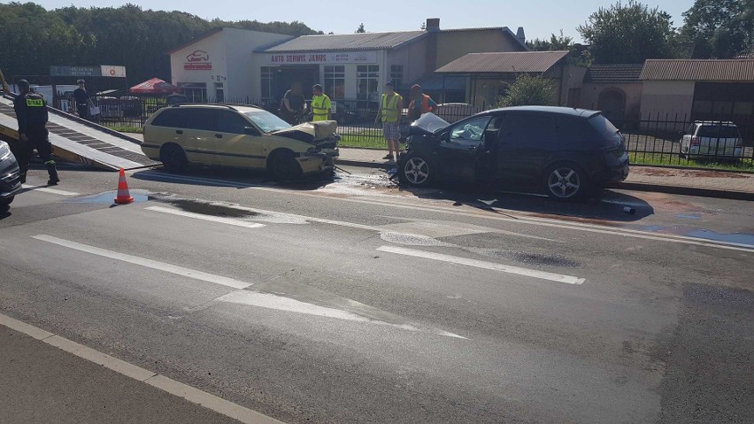 Wypadek pod Koszalinem. Około 8.30 doszło do zderzenia dwóch...