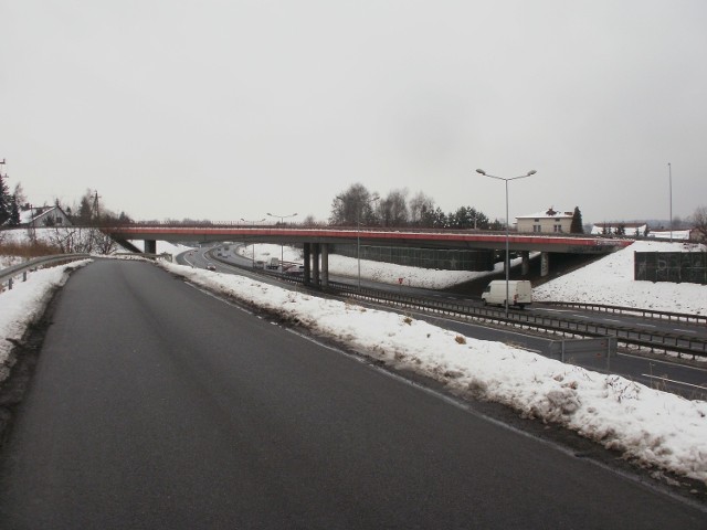 Wiadukt w Rząsce nad drogą S7