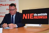 Ostrołęka. Nie dla podziału Mazowsza. Marszałek Adam Struzik przekonywał w Ostrołęce, że to zły pomysł. 16.09.2020. Zdjęcia