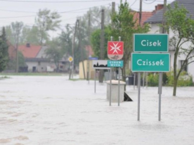 Z wszystkich opolskich gmin to właśnie Cisek najbardziej ucierpiał podczas powodzi w maju 2010 roku.