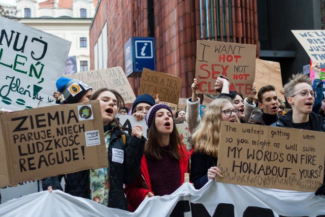 Młodzieżowy Strajk Klimatyczny w Krakowie