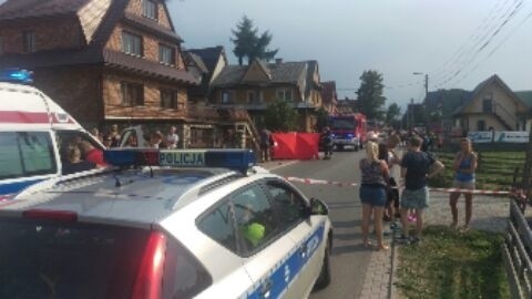Wypadek w Białym Dunajcu. Zginął 18-letni kierowca skutera.