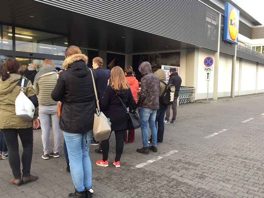Wrocław: Klienci rzucili się na torebki Wittchen w Lidlu (ZDJĘCIA)