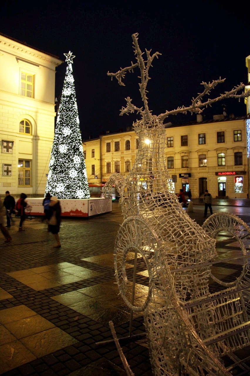 Lublin przystroił się na Boże Narodzenie