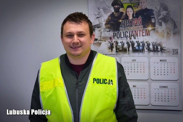 Młodszy aspirant Paweł Duda to policjant z 10-letnim stażem.