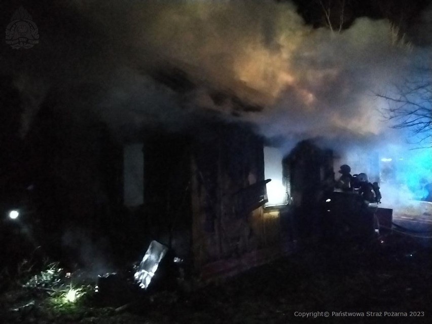 Tragiczny pożar w pow. radzyńskim. Nie żyje jedna osoba