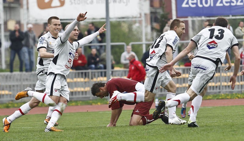 Resovia Rzeszów pokonała na własnym stadionie  Garbarnię...