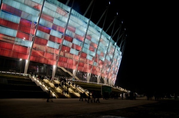 Stadion Narodowy w Warszawie.