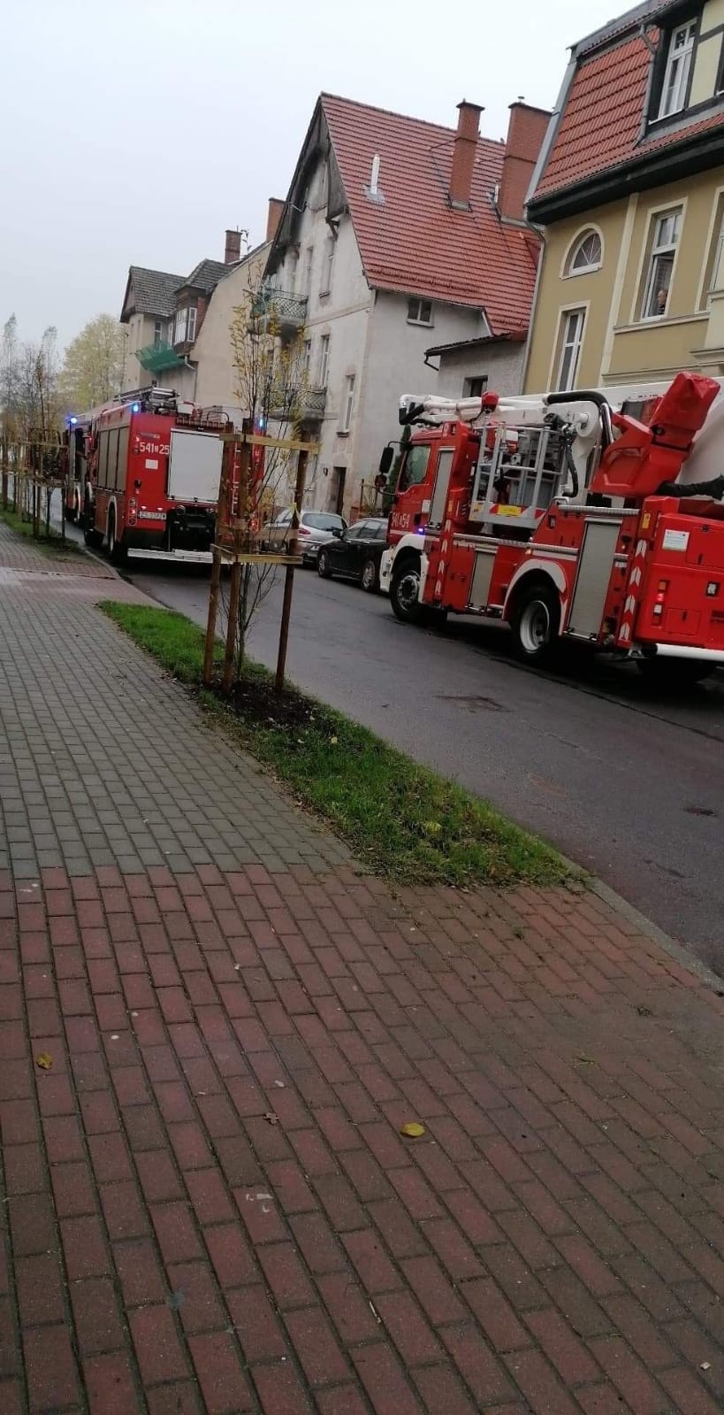 W sobotnie przedpołudnie przy ulicy Pileckiego w Szczecinku...