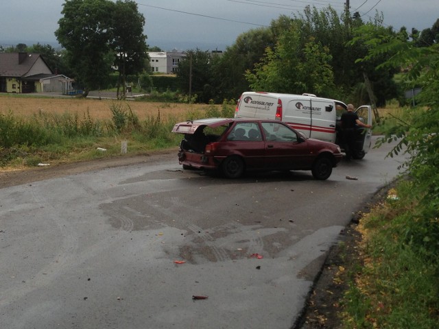 Wypadek w Morawicy