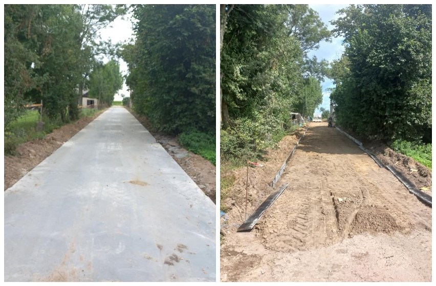 W gminie Brańsk pojawiają się kolejne betonowe drogi. Zobaczcie zdjęcia! 
