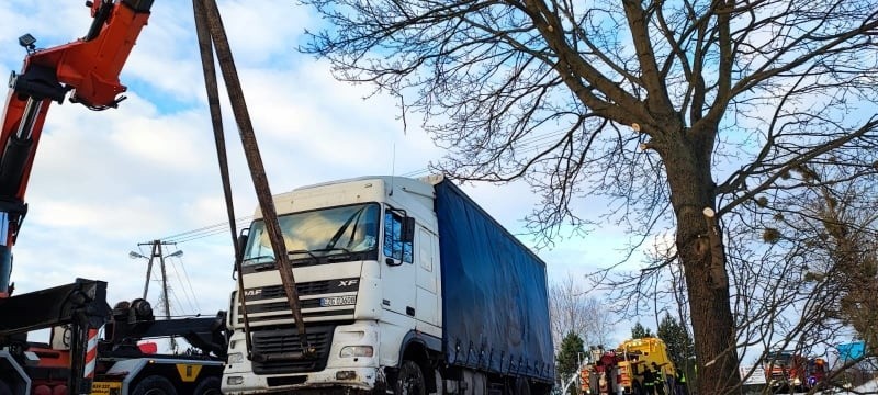 Wypadek w Lubiewicach wydarzył się nocą z 20 na 21 stycznia