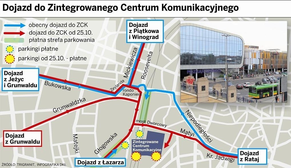 Nowy Dworzec W Poznaniu: Jak Dojechać I Zaparkować? Sprawdź! [Infografika] | Głos Wielkopolski