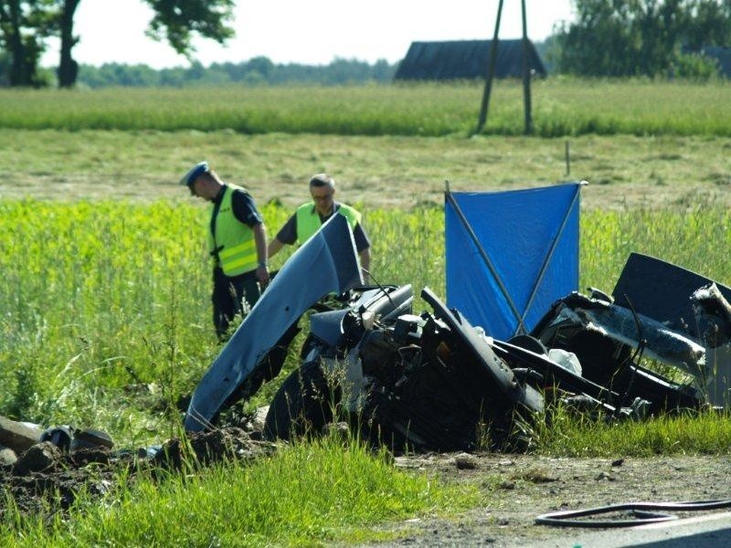 Auto jechało w stronę Ostrowi Mazowieckiej