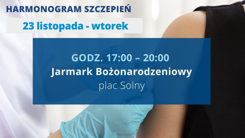 Zaszczep się na Jarmarku Bożonarodzeniowym. Trwa akcja mobilnych szczepień we Wrocławiu