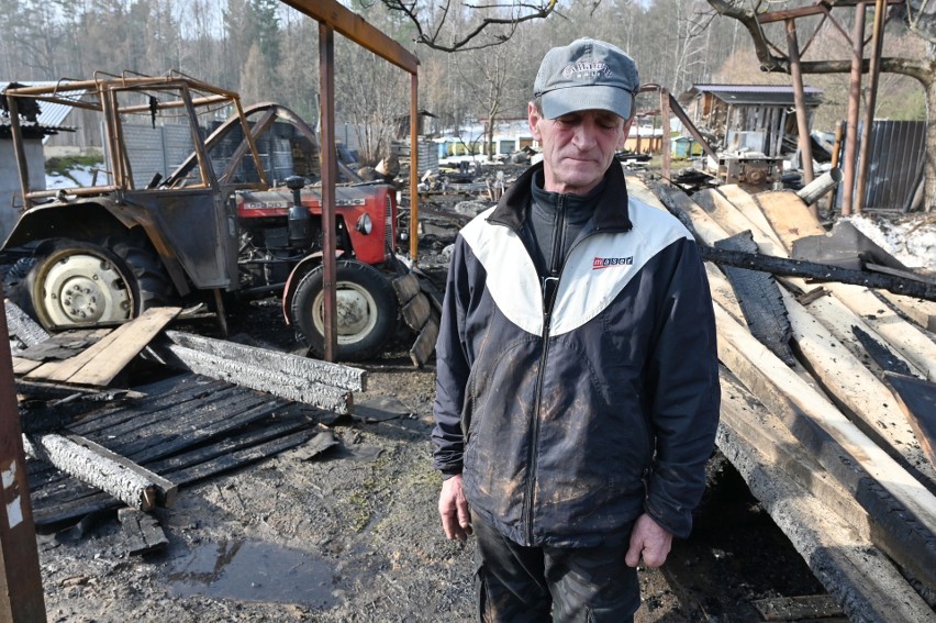 Ogień strawił dorobek życia wspaniałego człowieka i utalentowanego stolarza z Cisowa, w gminie Daleszyce. Pomóżmy! Zobacz wstrząsający film