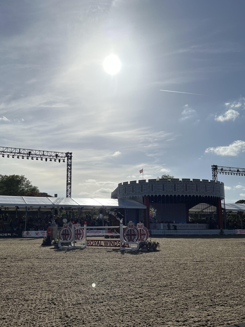 Rafał Zieliński w zawodach Royal Windsor Horse Show...