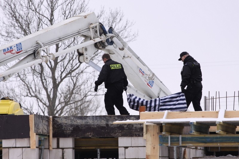 Ignatki: wypadek na budowie