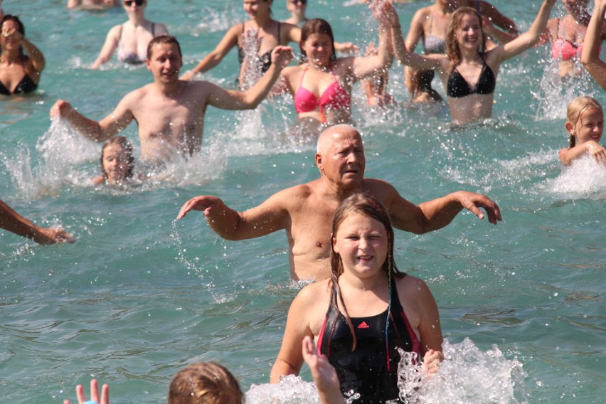 Aqua aerobik i inne atrakcje Kąpieliska Leśnego w Gliwicach ZDJĘCIA