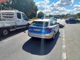 Białystok. Wypadek motocyklisty na Wyszyńskiego. Kierowca audi wymusił pierwszeństwo