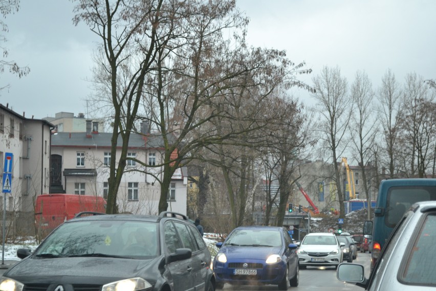 Rejon przejazdu w okolicy Floriańskiej w Chorzowie