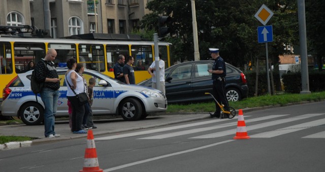 Do kolizji doszło na Placu Kościuszki w Szczecinie