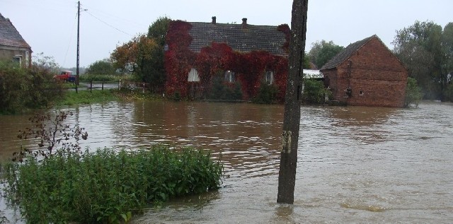 Cztery gospodarstwa w Brzeźnicy odcięte od świata, kilkanaście podtopionych domów, jeden zalany i jeden zagrożony most.