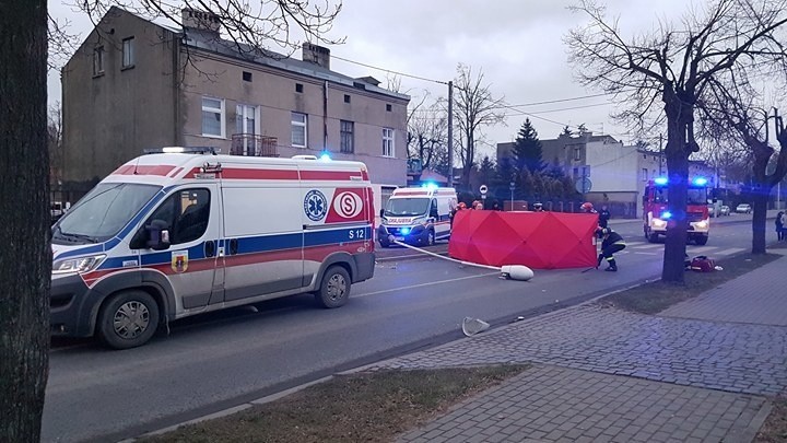 Śmiertelne potrącenie na Rudzkiej w Łodzi