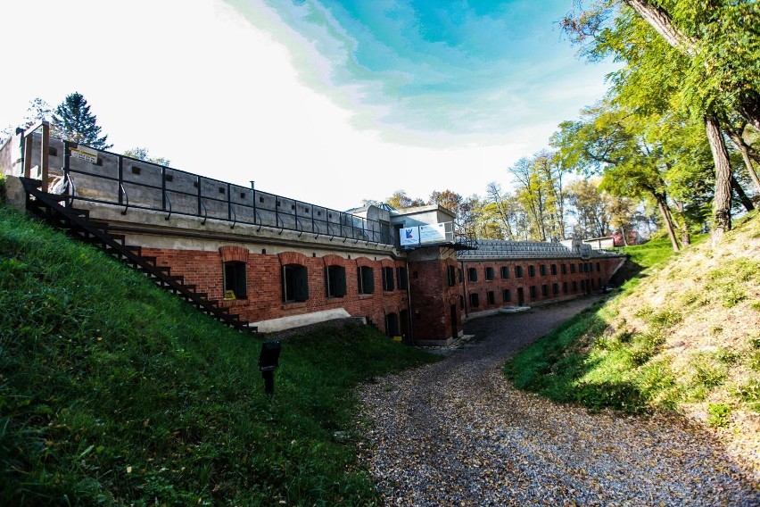 Fort Łapianka - jeden z fortów Twierdzy Kraków, w nim z...