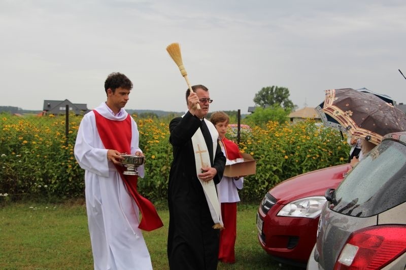 Samochody święcił ks. Marian Midura, Krajowy Duszpasterz...