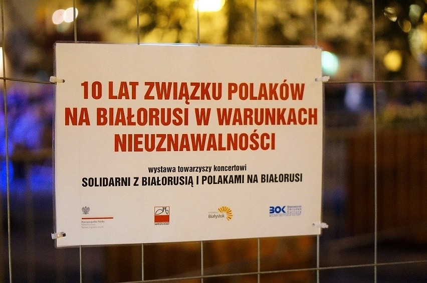 Rynek Kościuszki. Solidarni z Białorusią i Polakami na Białorusi (zdjęcia, wideo)