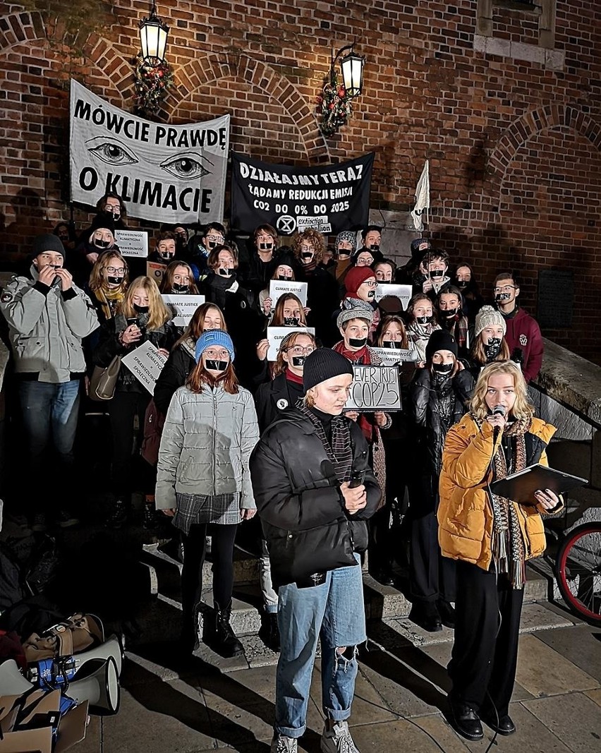 Młodzieżowy strajk klimatyczny w Krakowie