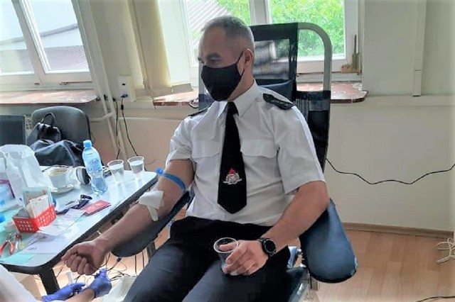 Akcja krwiodawstwa w KP PSP w Miechowie