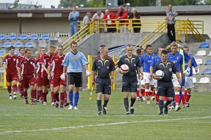 W meczu sparingowym rozegranym na stadionie przy ulicy...