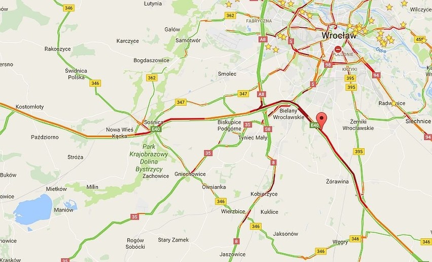 Korek na A4 pod Wrocławiem miał 30 km! Potężny ruch