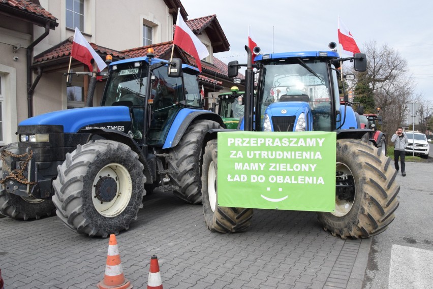 Dzisiejszy protest rolników w powiecie bielskim
