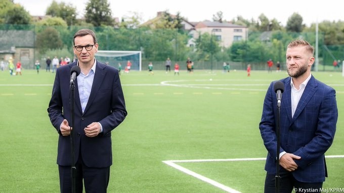 Premier Mateusz Morawiecki i Jakub Błaszczykowski otwarli...