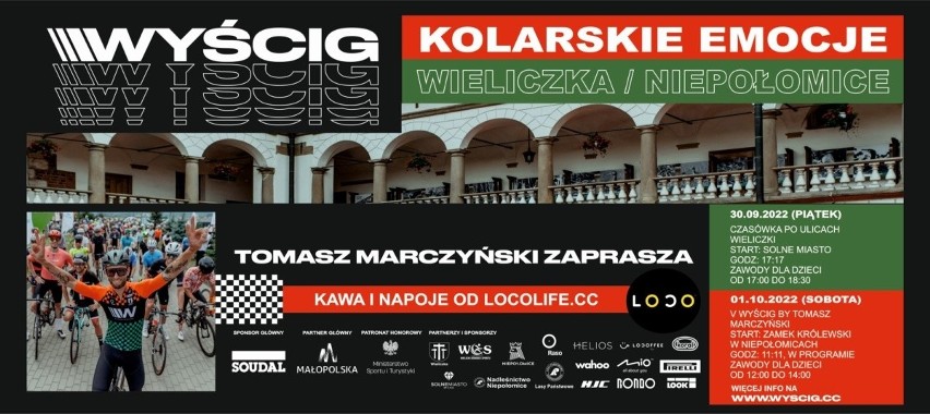 Wyścig by Tomasz Marczyński 2022 w Wieliczce i Niepołomicach. Będą utrudnienia w ruchu i objazdy dla autobusów