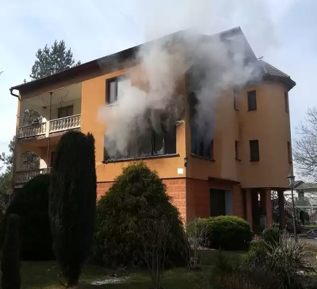 Pożar wybuchł nagle, opanowano go po kwadransie