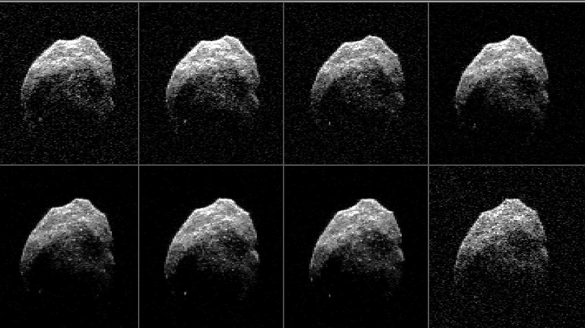 Asteroida TB145 "Halloween" jest kanciasta i bardzo ciemna....