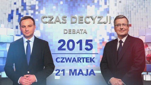 DEBATA PREZYDENCKA 2015: Bronisław Komorowski i Andrzej Duda [NA ŻYWO ONLINE]
