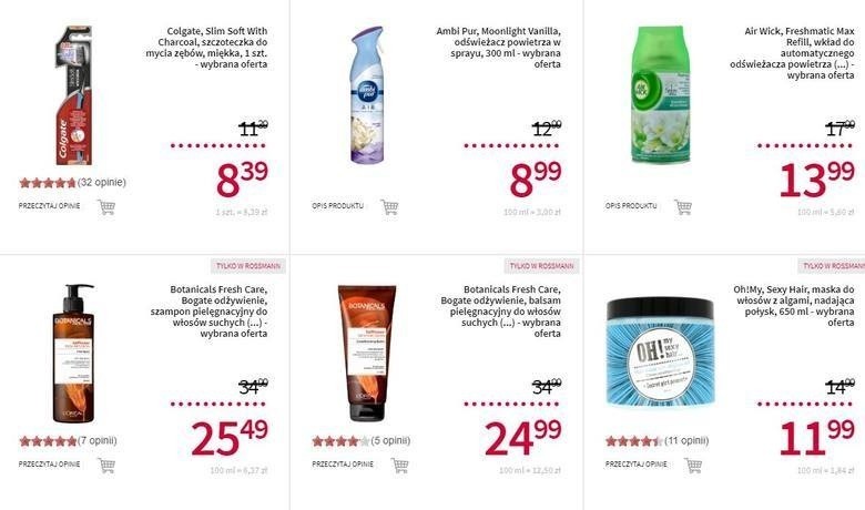 Rossmann Promocja w październiku [11.10] Promocja -55% na...