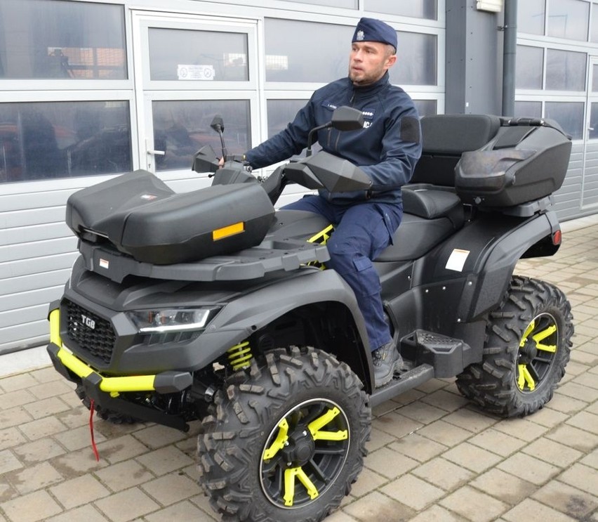 W Gdańsku policjanci będą jeździć... quadem. Nowy pojazd...