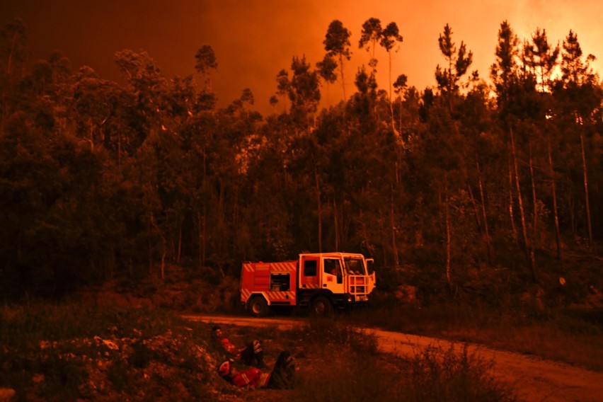 Pożary trawią środkową Portugalię