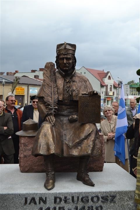 Odsłonięcie pomnika Jana Długosza w Kłobucku