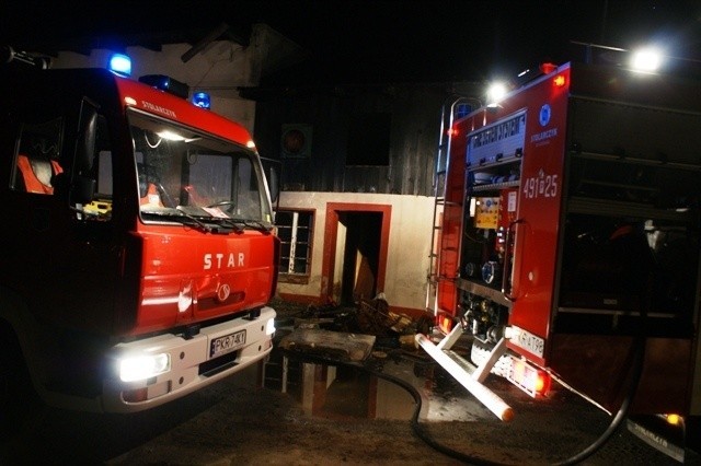 Pożar w Krotoszynie. Dwie osoby zostały ranne