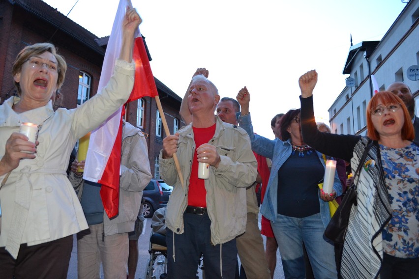 Protest przed Sądem Rejonowym w Kościerzynie [ZDJĘCIA]