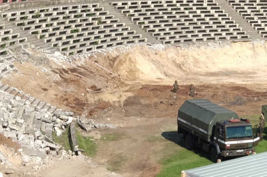 Niewybuchy na budowie stadionu w Szczecinie