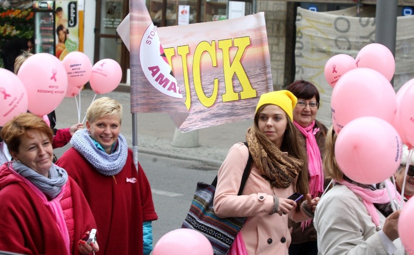 Marsz Różowej Wstążki w Gdyni, czyli profilaktyka nie boli [ZDJĘCIA]