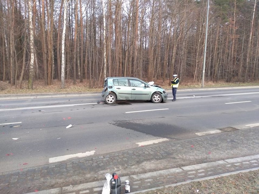 Wypadek na ulicy Suchowolca w Białymstoku